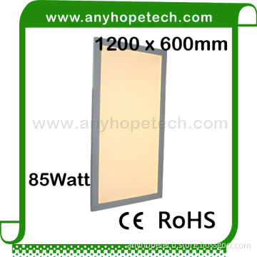 Super slim warm white 3580lm 85W 600 1200mm led display panel